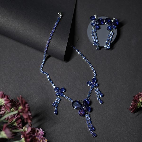 Papllion Blue Pendent