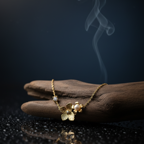 Aurora Pearl Butterfly Pendant